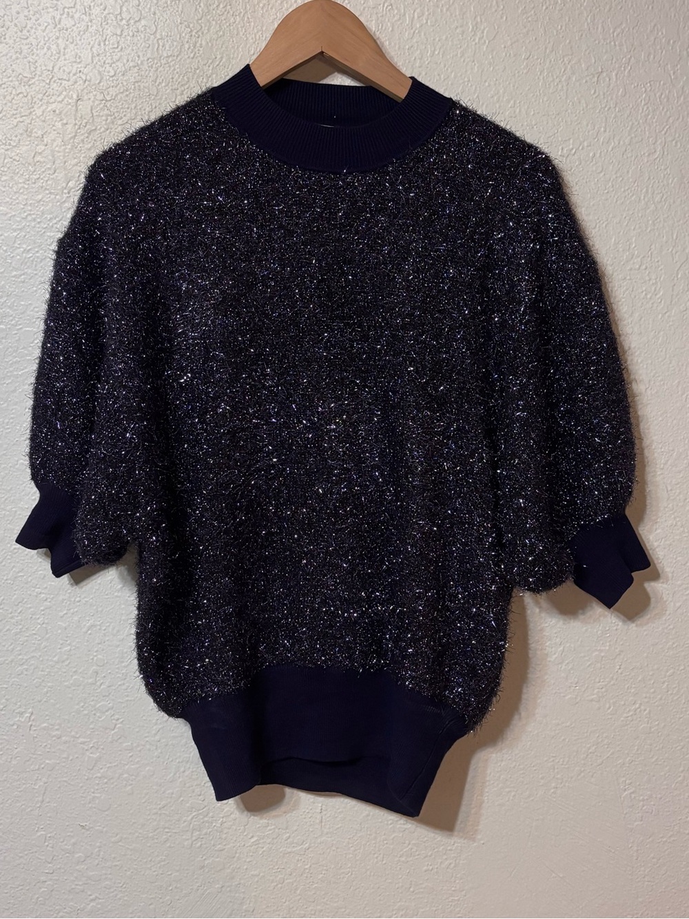 Anthropologie Maeve Pamela Tinsel Sweater Small